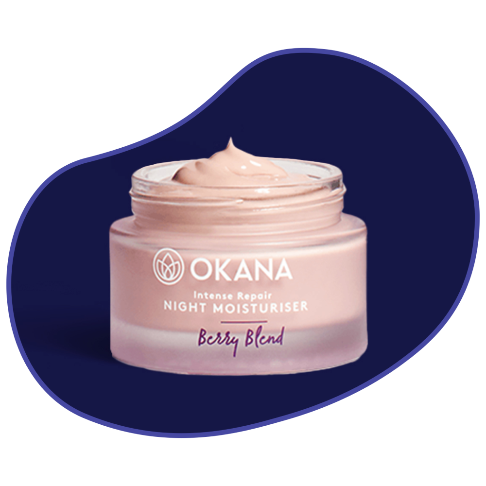 Natural Night Moisturiser Cream | Berry Blend