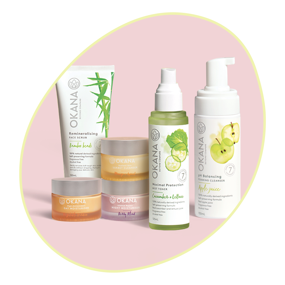 Radiant Skin Gift Box Skincare Set Okana Skincare